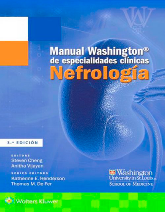 Manual Washington de especialidades clínicas. Nefrología